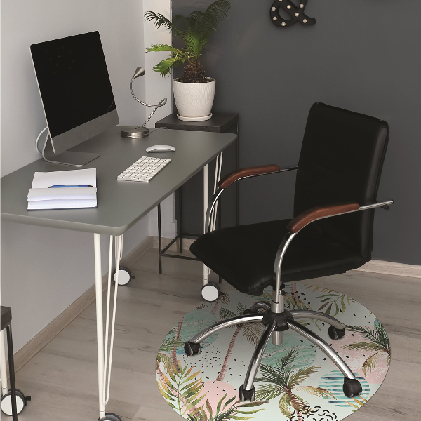 Tapis de chaise Hawaii paume