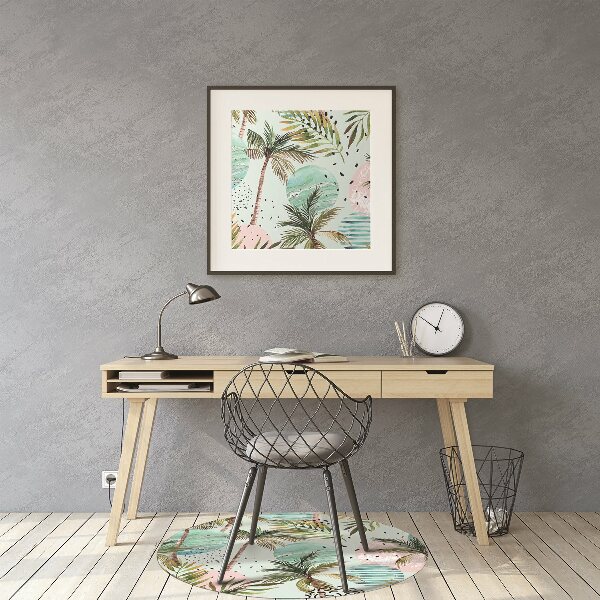 Tapis de chaise Hawaii paume