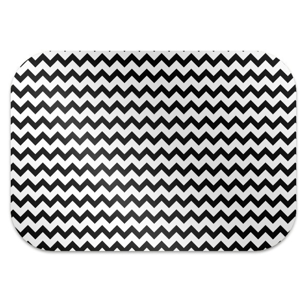 Tapis de chaise de bureau Route noire