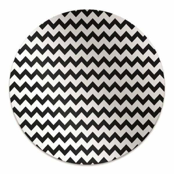 Tapis de chaise de bureau Route noire