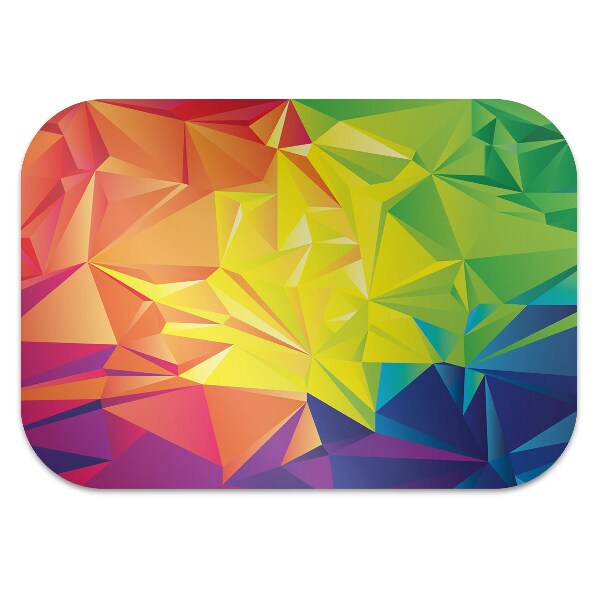 Tapis protège sol Couleur abstraction