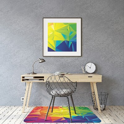 Tapis protège sol Couleur abstraction