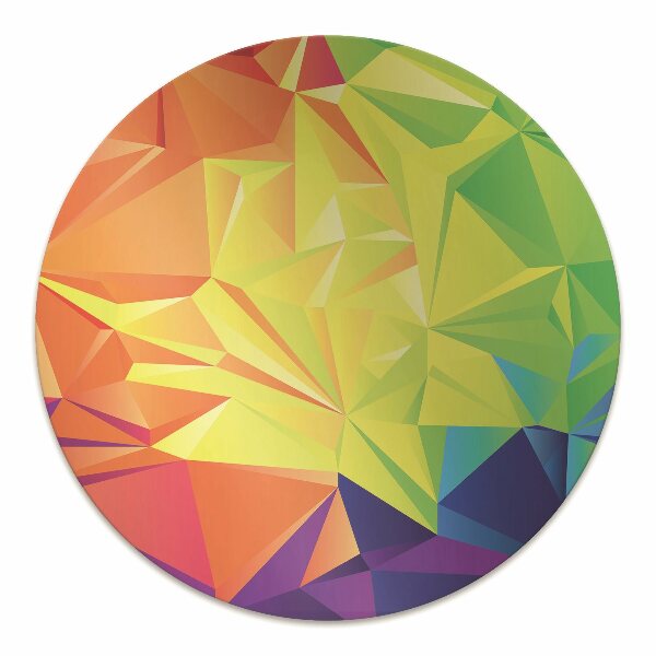 Tapis protège sol Couleur abstraction