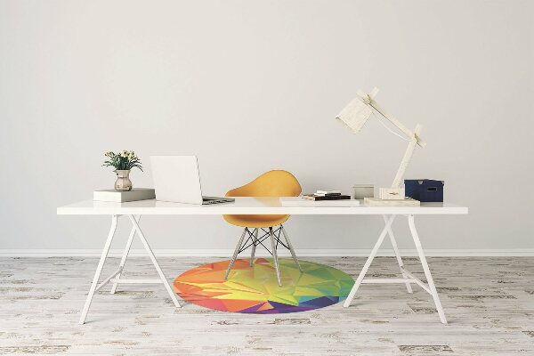 Tapis protège sol Couleur abstraction