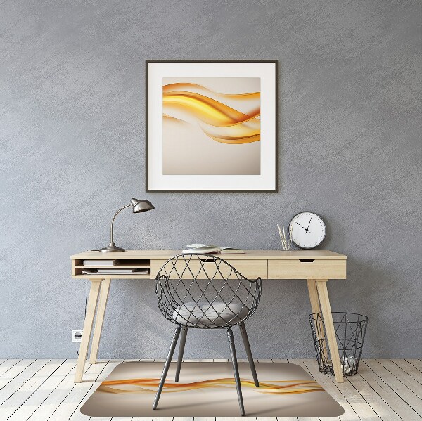 Tapis de chaise de bureau Flamme