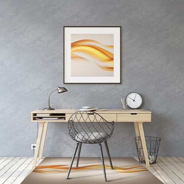 Tapis de chaise de bureau Flamme