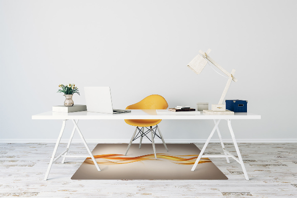 Tapis de chaise de bureau Flamme