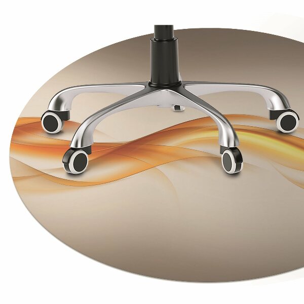 Tapis de chaise de bureau Flamme