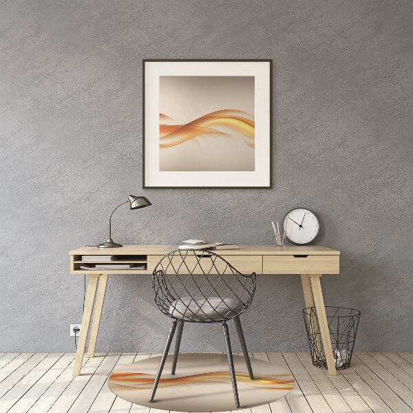 Tapis de chaise de bureau Flamme