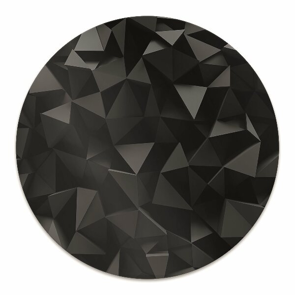 Tapis fauteuil bureau do biura Abstraction noire