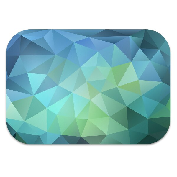 Tapis de chaise Abstraction bleue