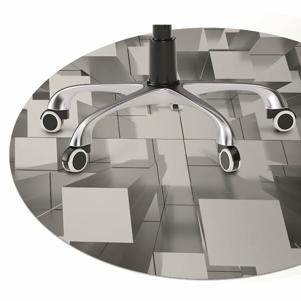 Tapis bureau Tuile grise