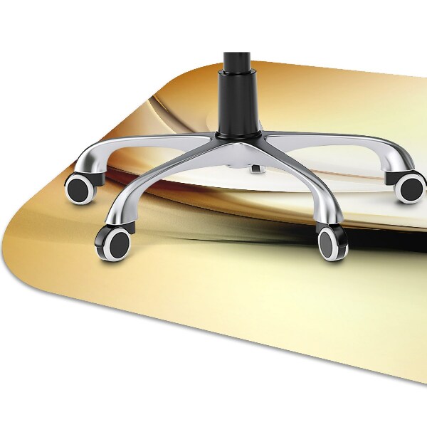 Tapis pour chaise de bureau Abstraction beige