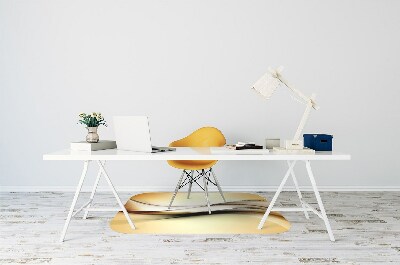 Tapis pour chaise de bureau Abstraction beige