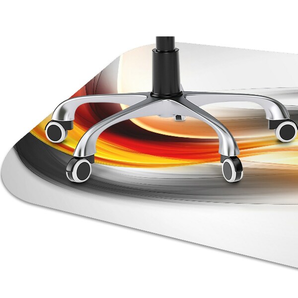 Tapis de chaise Oranges d'abstraction