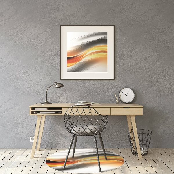 Tapis de chaise Oranges d'abstraction
