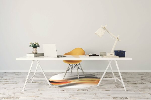 Tapis de chaise Oranges d'abstraction