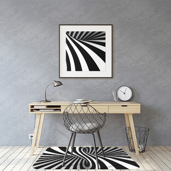 Tapis de chaise Illusion d'abstraction