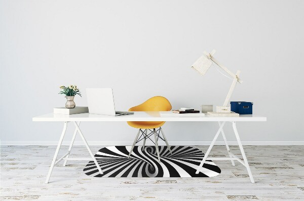Tapis de chaise Illusion d'abstraction