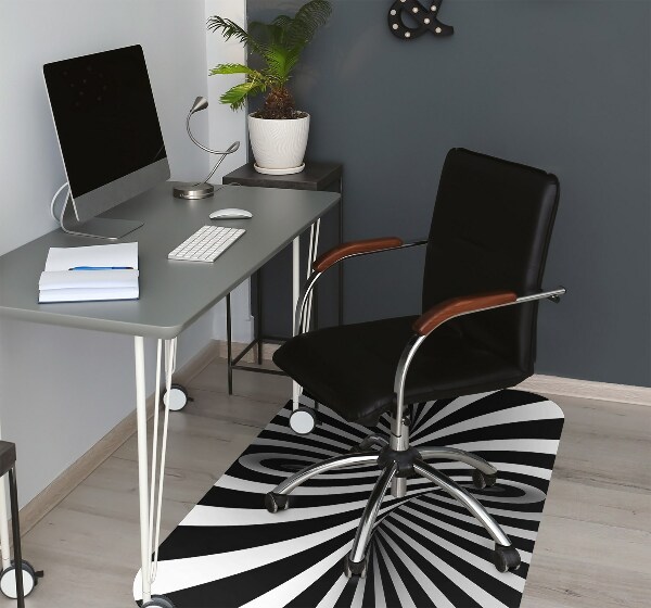 Tapis de chaise Illusion d'abstraction