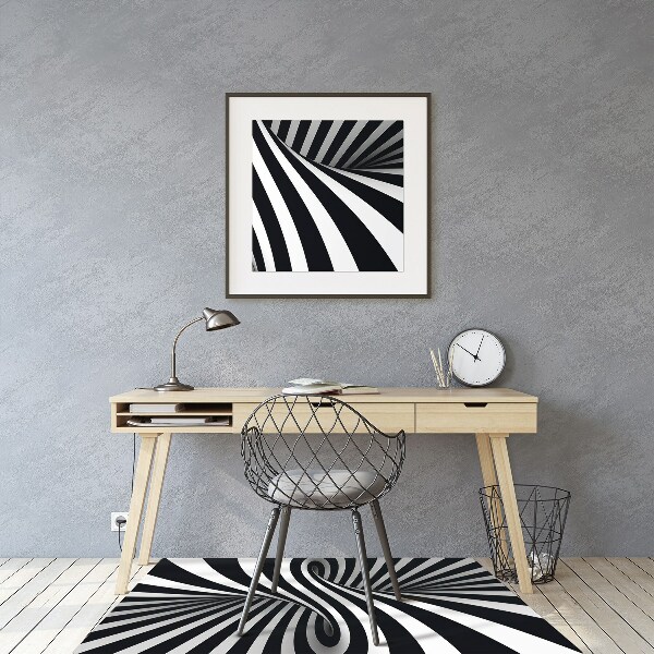 Tapis de chaise Illusion d'abstraction