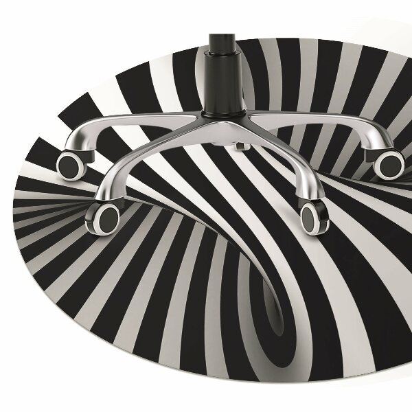 Tapis de chaise Illusion d'abstraction