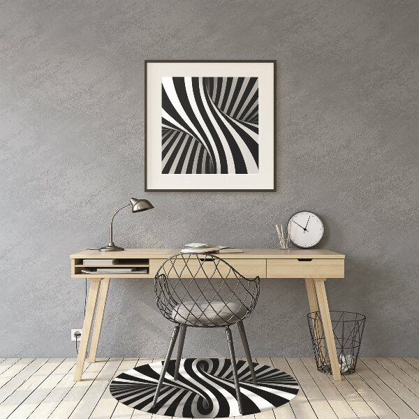 Tapis de chaise Illusion d'abstraction