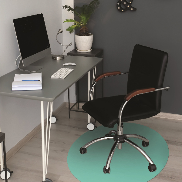 Tapis pour chaise de bureau Turquoise