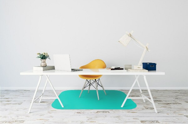 Tapis pour chaise de bureau Turquoise