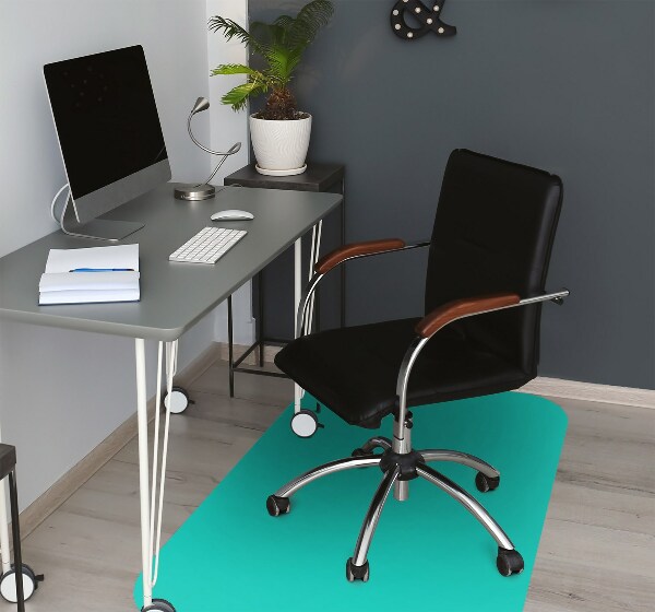 Tapis pour chaise de bureau Turquoise