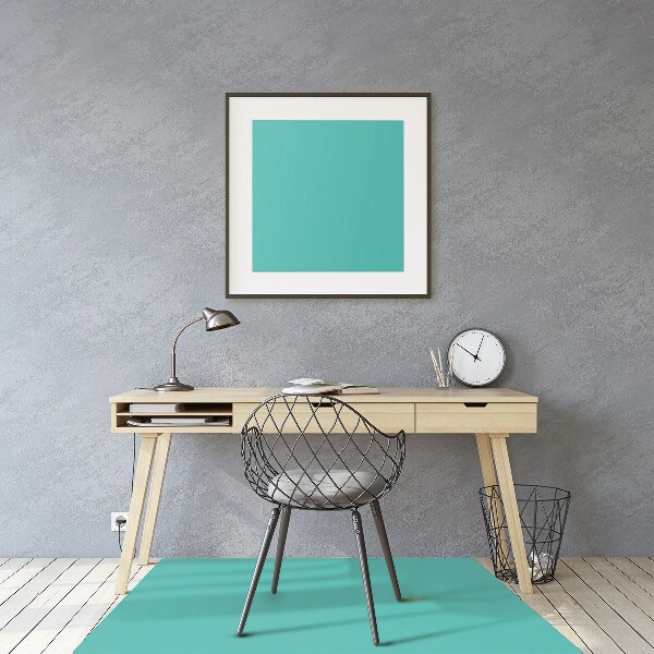Tapis pour chaise de bureau Turquoise