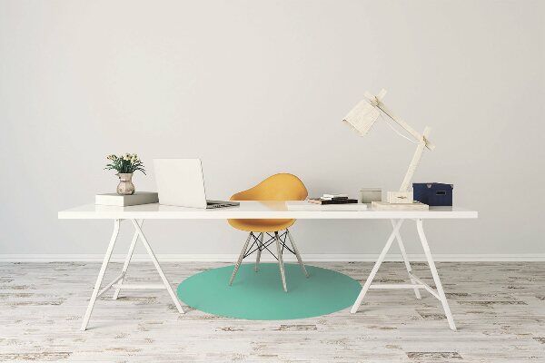 Tapis pour chaise de bureau Turquoise