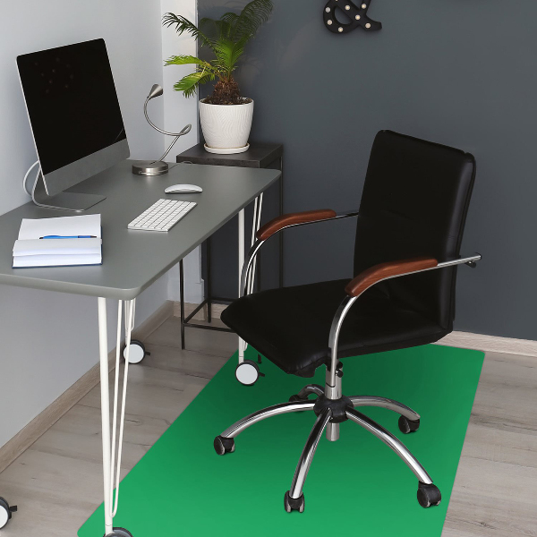 Tapis fauteuil bureau L'herbe verte