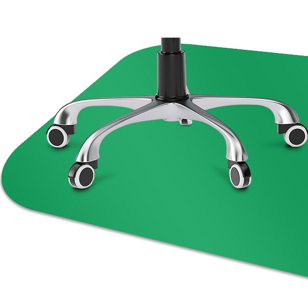 Tapis de chaise de bureau Couleur verte