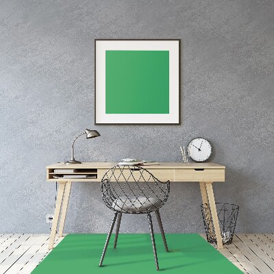 Tapis de chaise de bureau Couleur verte