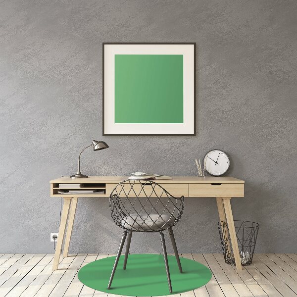 Tapis de chaise de bureau Couleur verte
