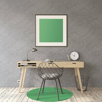 Tapis de chaise de bureau Couleur verte