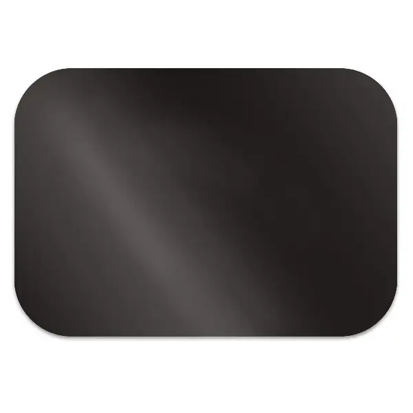 Tapis de chaise de bureau Couleur noire