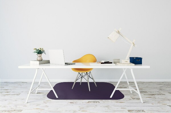 Tapis fauteuil bureau Couleur bleue en acier