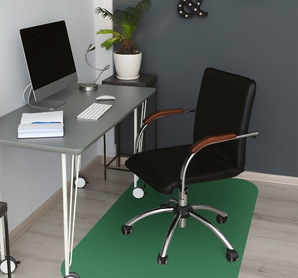 Tapis bureau Couleur forestière verte