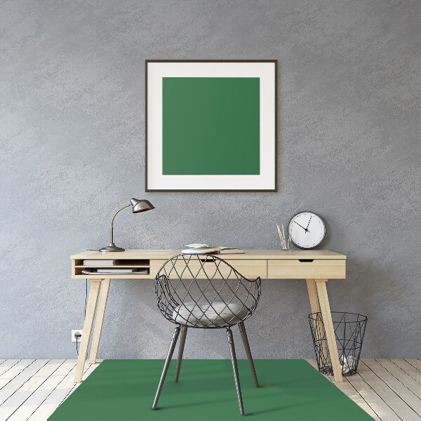 Tapis bureau Couleur forestière verte