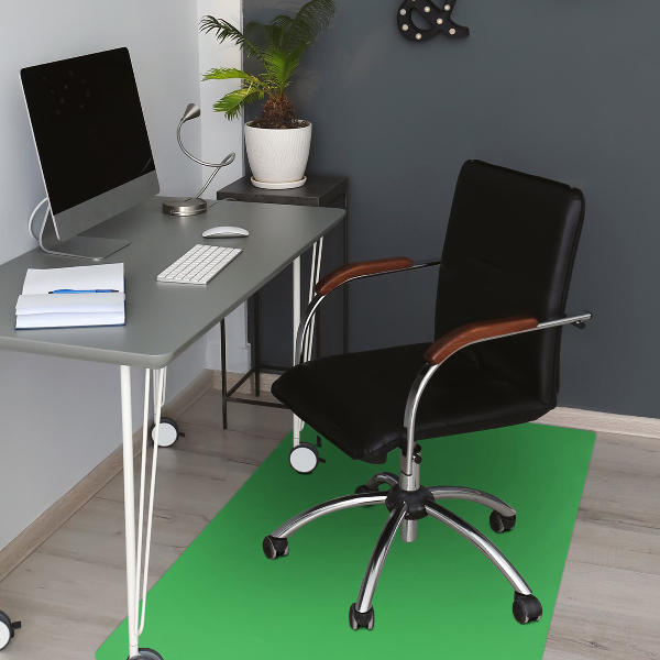 Tapis bureau Couleur verte claire