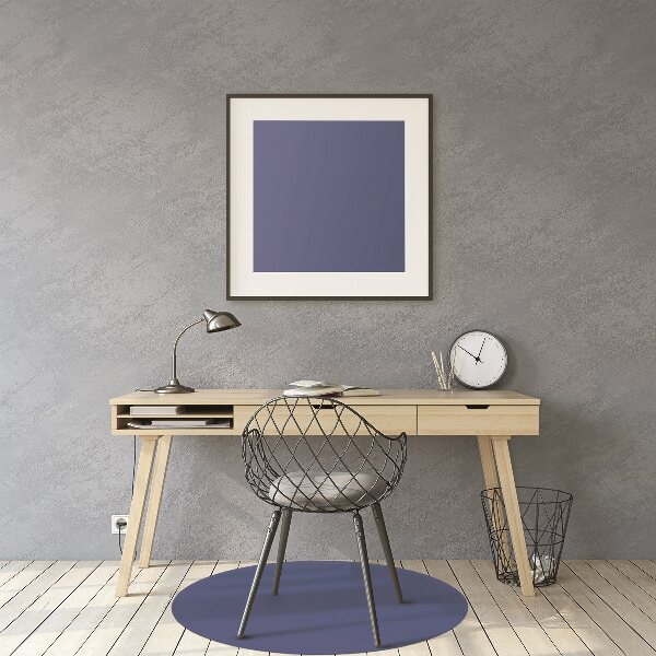 Tapis pour chaise de bureau Couleur bleue