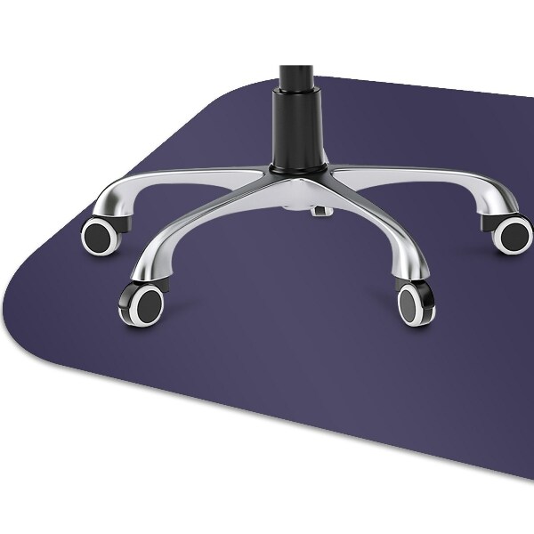Tapis pour chaise de bureau bleu marine