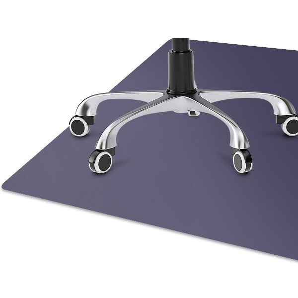 Tapis pour chaise de bureau bleu marine
