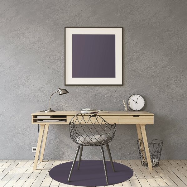 Tapis pour chaise de bureau bleu marine