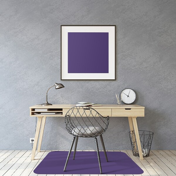 Tapis pour chaise de bureau Couleur cobalt