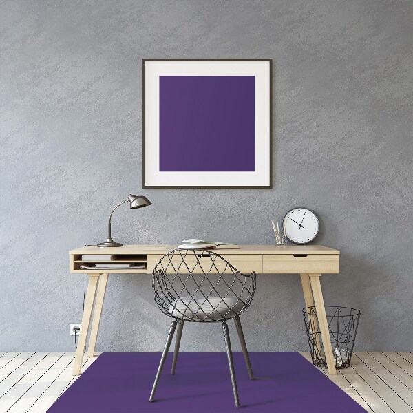 Tapis pour chaise de bureau Couleur cobalt
