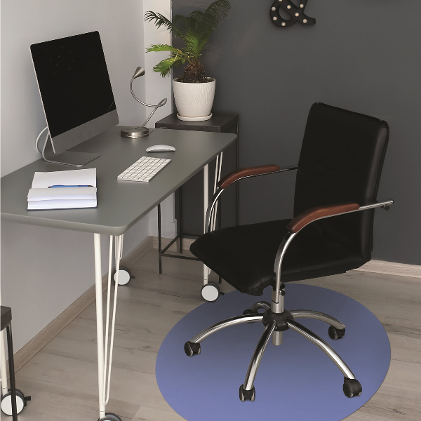 Tapis de chaise Couleur d'azur sombre