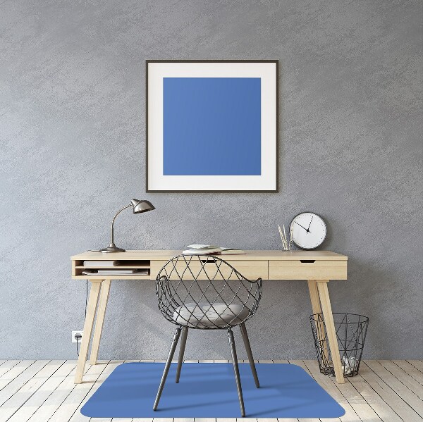 Tapis de chaise Couleur d'azur sombre